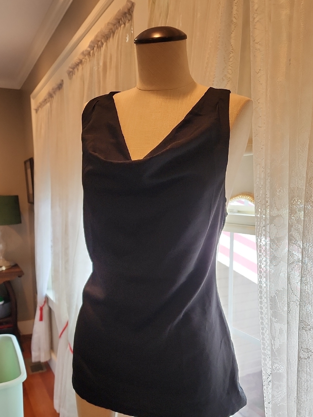 Banana Republic Charcoal Gray Knit Tank Top